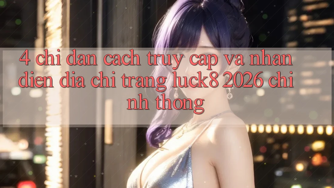 4. Chỉ dẫn cách truy cập và nhận diện Địa chỉ trang Luck8 2026 chính thống 4. Chỉ dẫn cách truy cập và nhận diện Địa chỉ trang Luck8 2026 chính thống