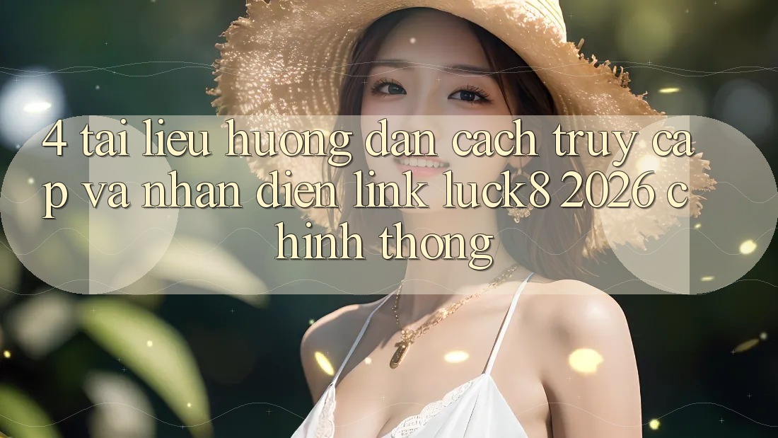 4. Tài liệu hướng dẫn cách truy cập và nhận diện Link Luck8 2026 chính thống