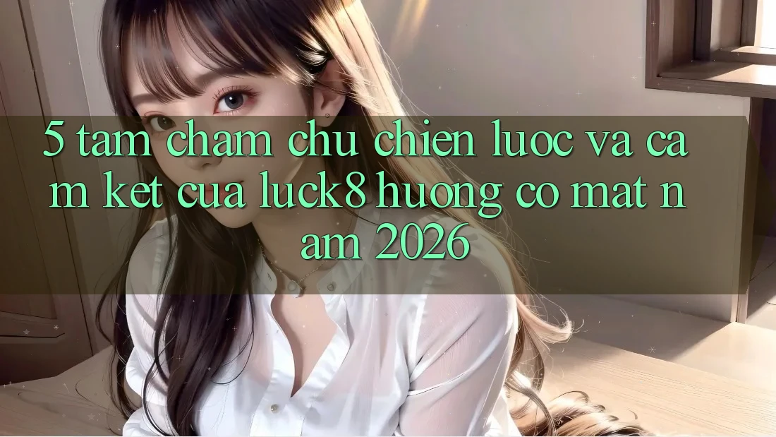 5. Tầm chăm chú chiến lược và cam kết của Luck8 hướng có mặt năm 2026 5. Tầm chăm chú chiến lược và cam kết của Luck8 hướng có mặt năm 2026