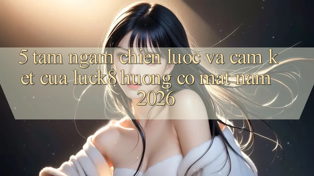 5. Tầm ngắm chiến lược và cam kết của Luck8 hướng có mặt năm 2026 5. Tầm ngắm chiến lược và cam kết của Luck8 hướng có mặt năm 2026