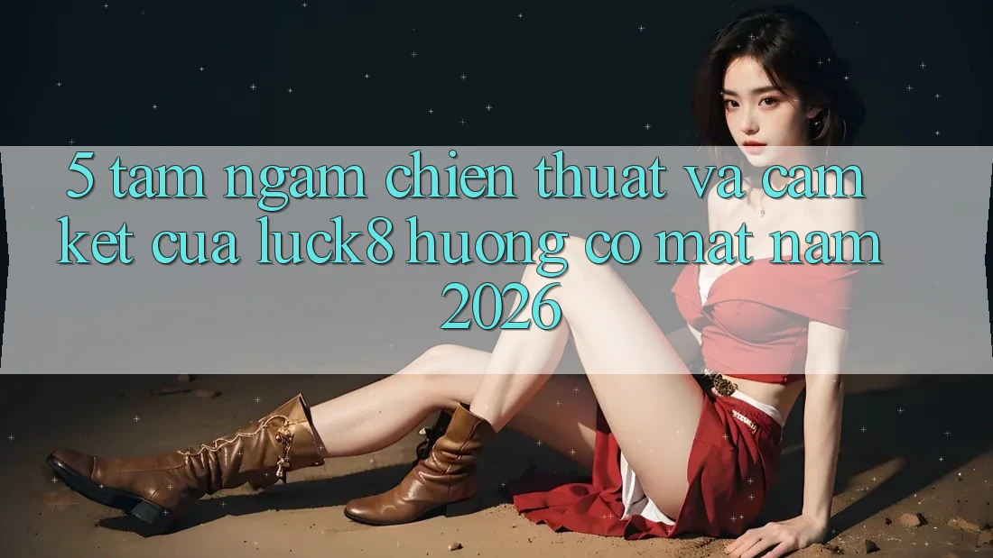 5. Tầm ngắm chiến thuật và cam kết của Luck8 hướng có mặt năm 2026 5. Tầm ngắm chiến thuật và cam kết của Luck8 hướng có mặt năm 2026