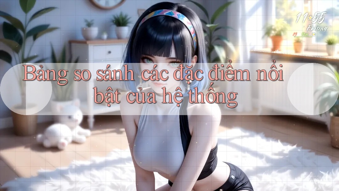 Bảng so sánh các đặc điểm nổi bật của hệ thống