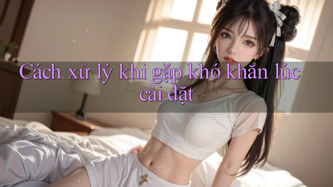 Cách xử lý khi gặp khó khăn lúc cài đặt