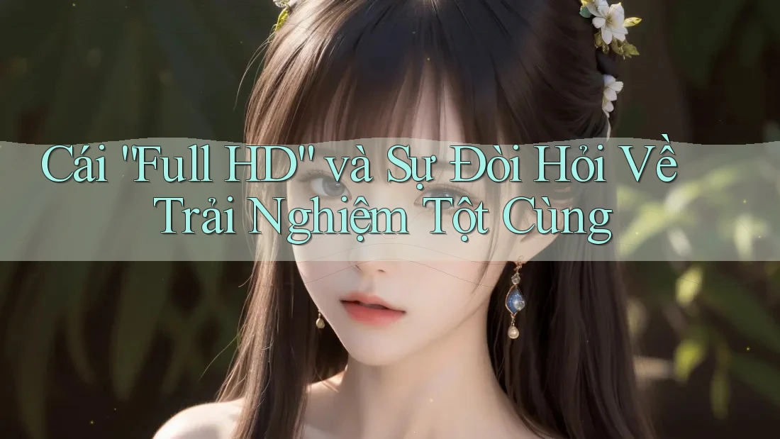 Cái “Full HD” và Sự Đòi Hỏi Về Trải Nghiệm Tột Cùng