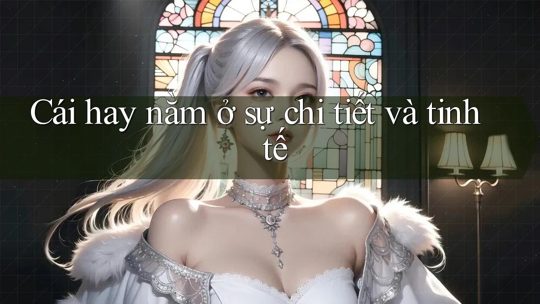 Cái hay nằm ở sự chi tiết và tinh tế