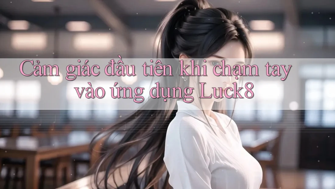 Cảm giác đầu tiên khi chạm tay vào ứng dụng Luck8 Cảm giác đầu tiên khi chạm tay vào ứng dụng Luck8