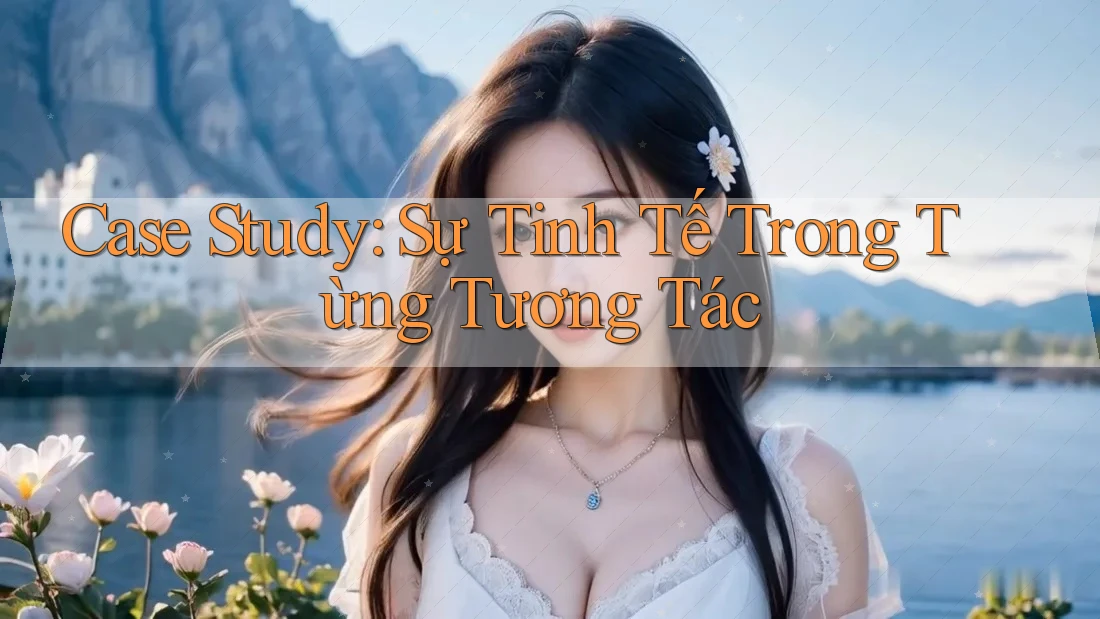 Case Study: Sự Tinh Tế Trong Từng Tương Tác Case Study: Sự Tinh Tế Trong Từng Tương Tác