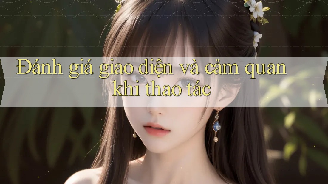 Đánh giá giao diện và cảm quan khi thao tác