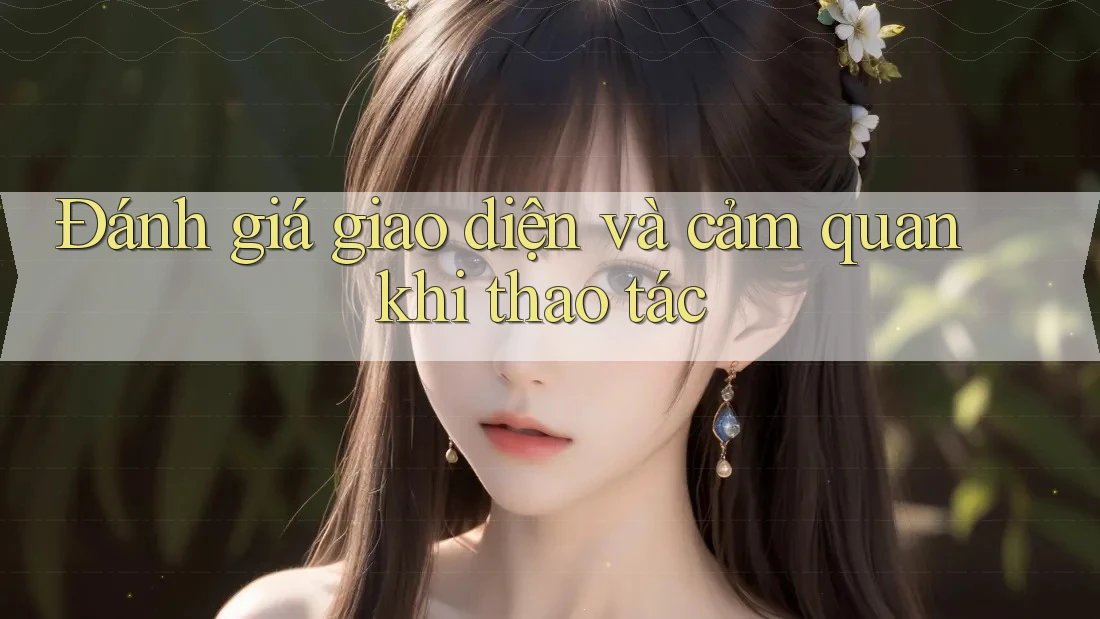 Đánh giá giao diện và cảm quan khi thao tác