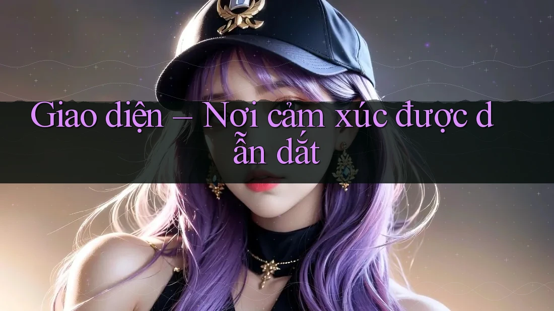 Giao diện – Nơi cảm xúc được dẫn dắt Giao diện – Nơi cảm xúc được dẫn dắt