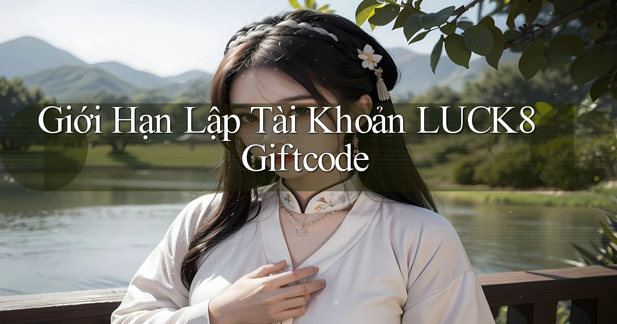 giới hạn lập tài khoản luck8 giftcode