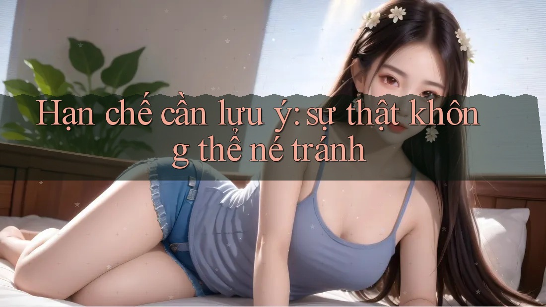 Hạn chế cần lưu ý: sự thật không thể né tránh