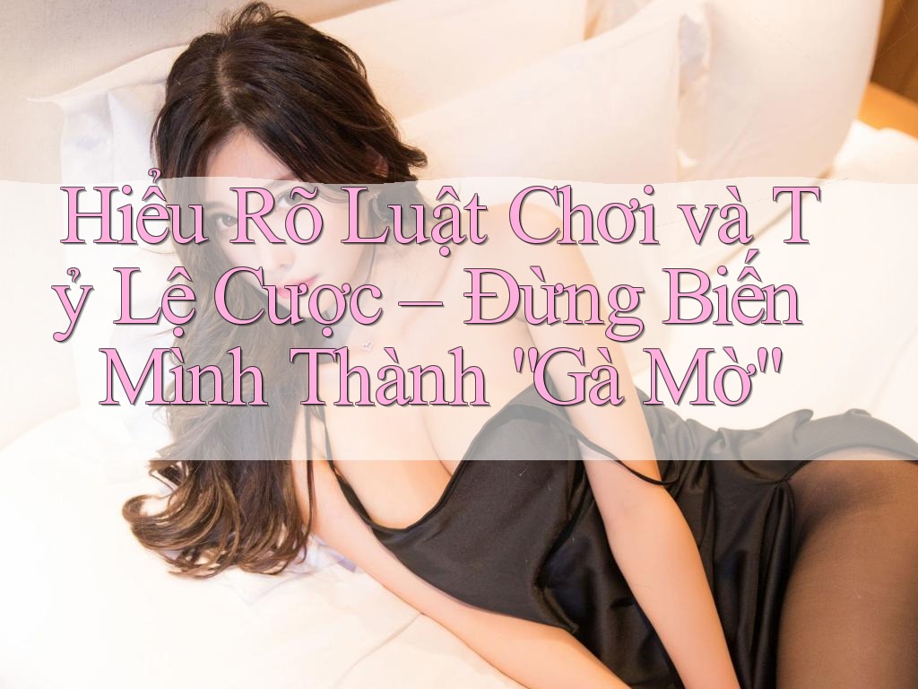 Hiểu Rõ Luật Chơi và Tỷ Lệ Cược – Đừng Biến Mình Thành “Gà Mờ” Hiểu Rõ Luật Chơi và Tỷ Lệ Cược – Đừng Biến Mình Thành “Gà Mờ”