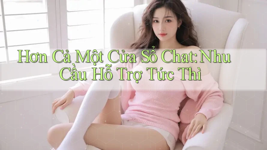 Hơn Cả Một Cửa Sổ Chat: Nhu Cầu Hỗ Trợ Tức Thì Hơn Cả Một Cửa Sổ Chat: Nhu Cầu Hỗ Trợ Tức Thì