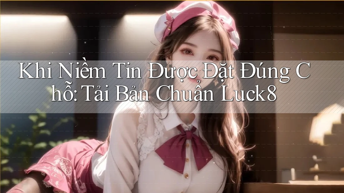 Khi Niềm Tin Được Đặt Đúng Chỗ: Tải Bản Chuẩn Luck8 Khi Niềm Tin Được Đặt Đúng Chỗ: Tải Bản Chuẩn Luck8