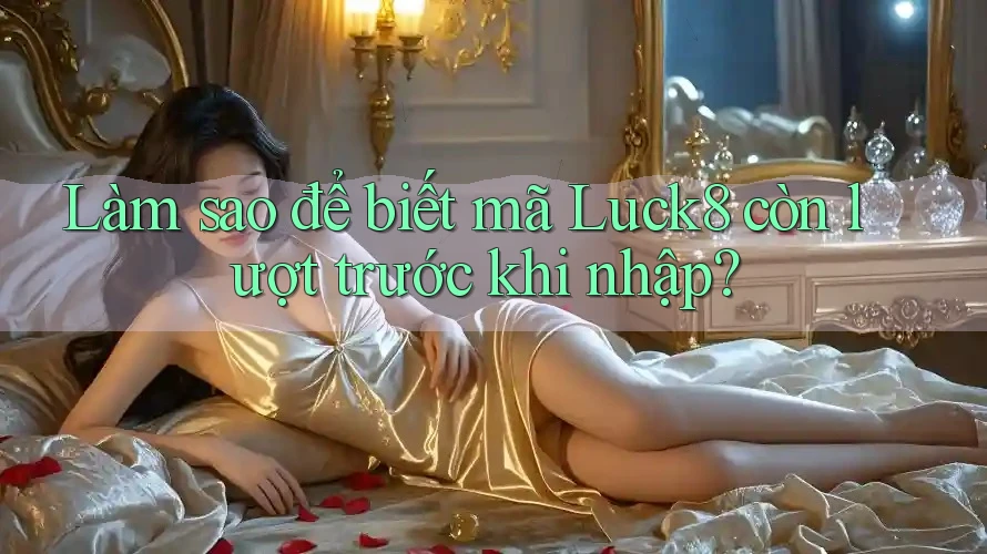 Làm sao để biết mã Luck8 còn lượt trước khi nhập?