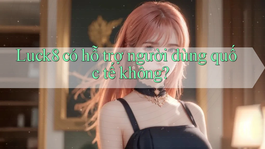 Luck8 có hỗ trợ người dùng quốc tế không?