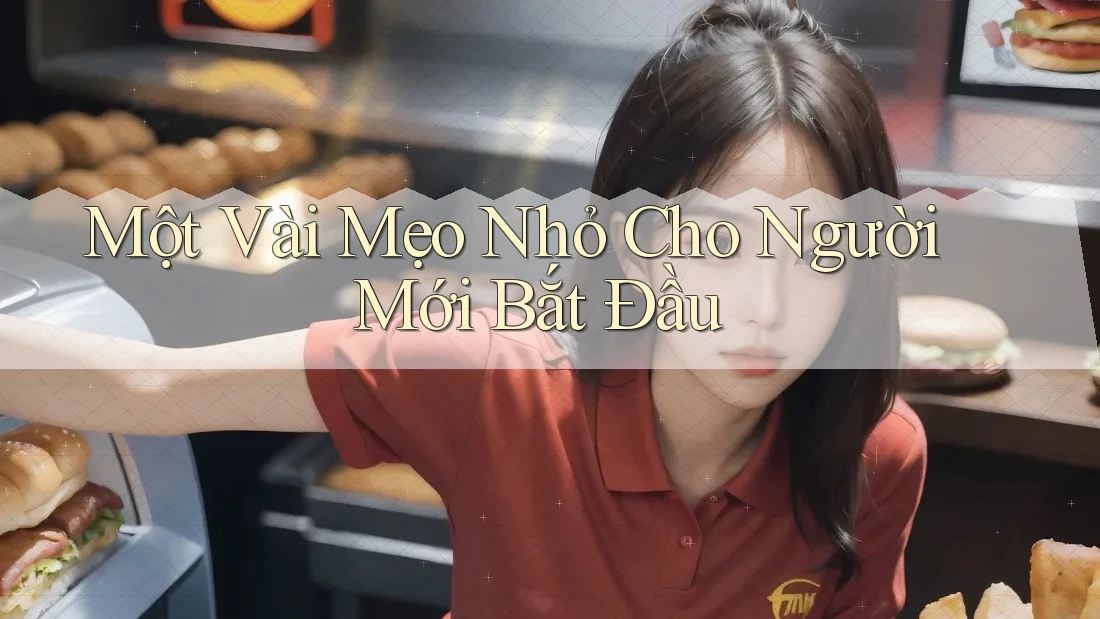 Một vài mẹo nhỏ cho người mới bắt đầu Một vài mẹo nhỏ cho người mới bắt đầu