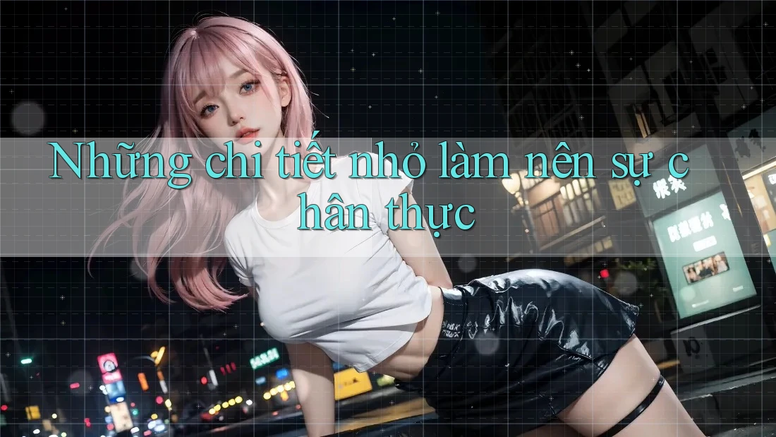 Những chi tiết nhỏ làm nên sự chân thực Những chi tiết nhỏ làm nên sự chân thực