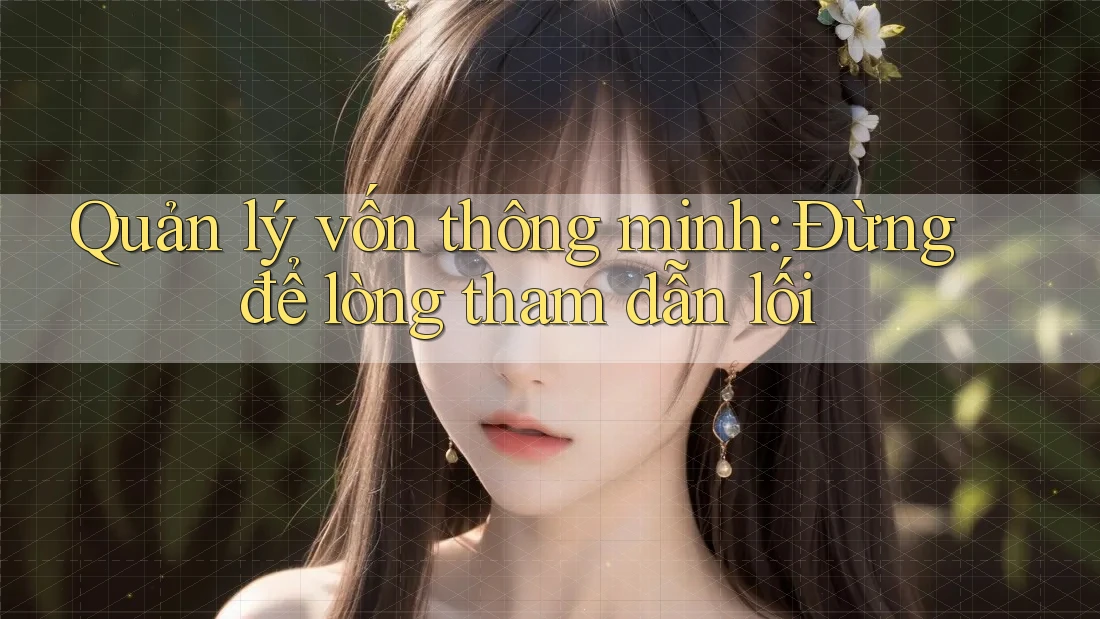 Quản lý vốn thông minh: Đừng để lòng tham dẫn lối