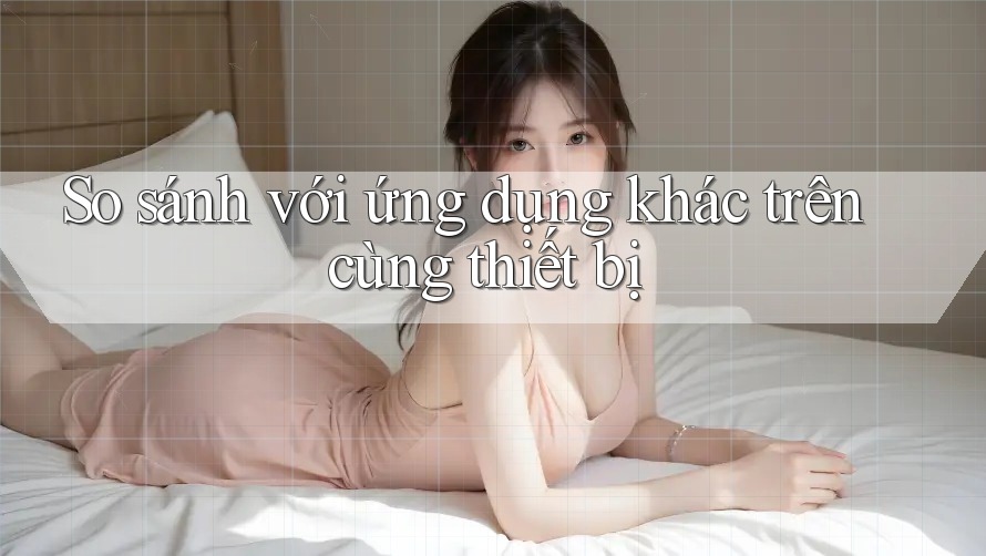 So sánh với ứng dụng khác trên cùng thiết bị