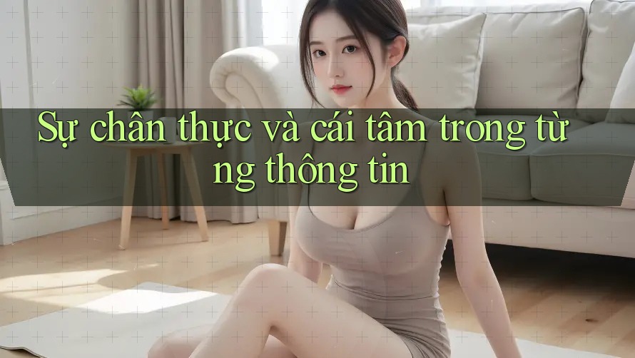 Sự chân thực và cái tâm trong từng thông tin Sự chân thực và cái tâm trong từng thông tin