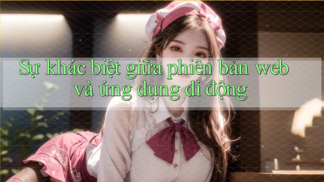 Sự khác biệt giữa phiên bản web và ứng dụng di động