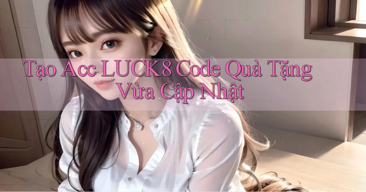 tạo acc luck8 code quà tặng vừa cập nhật